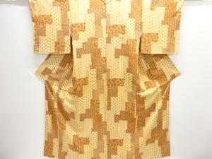 麻の葉模様小紋着物